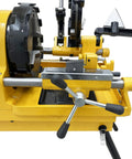 Pro Grade Heavy Hitter 1/2 To 4 Inch 220V Electric Pipe Threader 750W 3 In 1 Power Cutter with visible cutting and threading components.