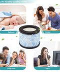 Two Pack H13 MA-01CW True HEPA Filter Replacement For Miko Ibuki Air Purifier C102 in home settings