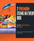Platinum Series Mystery Tackle Box For Bass Fishing With 7 Premium Lures Kit Including Crankbaits Jigs Plastics And Topwater Baits