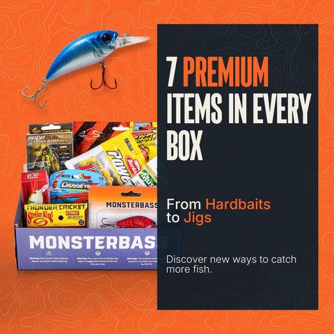 Platinum Series Mystery Tackle Box For Bass Fishing With 7 Premium Lures Kit Including Crankbaits Jigs Plastics And Topwater Baits