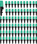 50 Pcs Adjustable Atomizing Nozzles For 1/4 Inch Drip Irrigation Tubing, Micro Mist Emitters Sprinkler Heads in a set