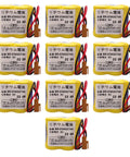 10 Pack 6V 4400mAh BR-2/3AGCT4A Non Rechargeable Lithium Battery With Brown Plug For Fanuc A98L-0031-0025 CNC System