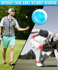 4-Claw Golf Ball Grabber Retriever 2 Pack shown with golfer avoiding bending on grass course