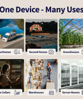 Cellular Temperature Humidity And Power Monitor For Homes And Remote Sites With 24 Seven Monitoring And Instant Alerts Made In USA Verizon Compatible For RVs Pet Safety Monitoring Second Homes And Greenhouses. One device for motorhomes, second homes, greenhouses.