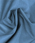 Close-up of blue fabric texture for Memory Foam Outdoor Chaise Lounge Cushion With Waterproof And Washable Cover In Blue Ultra Plush Pad