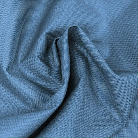 Close-up of blue fabric texture for Memory Foam Outdoor Chaise Lounge Cushion With Waterproof And Washable Cover In Blue Ultra Plush Pad