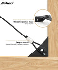 Anti Sag Gate Kit For Wooden Fence With Heavy Duty Steel Tensioner Cable Rust Resistant Gate Support System, corner brace detail.