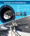 1-1/2 Inch Boat Gas Deck Fill Filler With Keyless Cap, Stainless Steel Marine Deck Filler For Boats And Yachts