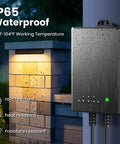 Dope LED Retaining Wall Lighting Kit With 12V Low Voltage Transformer showcasing IP65 waterproof and weather resistance.