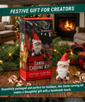 Santa Whittling Wood Carving Kit For Beginners With All In One Tools And Paints Easy DIY Christmas Craft Gift For Adults And Teens box with carving and paints