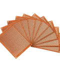 20 Pcs 5x7 Cm Universal Breadboard Bakelite Prototype Boards For Electronics Experiments Great For DIY Projects With Ample Layout