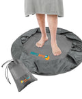 Wetsuit Changing Mat And Dry Bag For Surfing And Kayaking All In One 30 Inch Leakproof Gear Mat With Drawstring Dry Bag