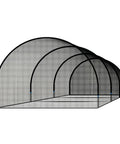30 Foot Backyard Baseball Netting Cage For Portable Batting Practice, Heavy Duty Polyester Net With Fiberglass Poles, Easy Setup
