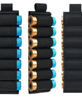 Ten Pack Seven Round Side Saddle Shell Carrier For 12 And 20 Gauge Shotguns With MOLLE Pouch And Hook And Loop Fastener