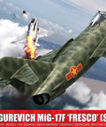 MiG-17F Fresco World War II Airplane Model Kit Gift Set 1 To 72 Scale Plastic Plane Build For Adults And Kids 8 Plus Skill Level Two