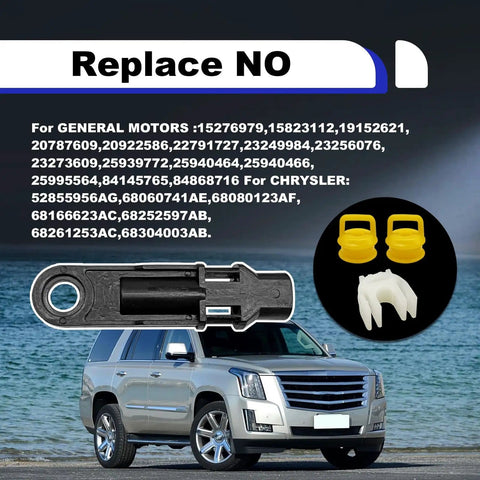 Transmission Shifter Linkage Cable Kit Replacement 5-Pcs Plug-And-Play For GM Trucks And SUVs 2004-2020 with yellow clips