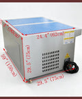Heavy Duty Top Shelf Industrial Dust Collector And Welding Fume Extractor With Badass 220V 3Kw Motor, multi-stage, dual drum, industrial size.
