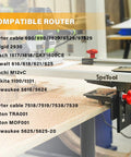 Compatible routers list with 48 Inch Router Sled For Flattening Wood Slabs Boss Level 3 Axis Precision Height Adjustment With Reinforced 6061 Aluminum Rails.