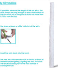 Replacement Fiberglass Wicks For Outdoor Tiki Torches And Lamps Eight Pack Fits Any Outdoor Torch Trim To Fit Wicks