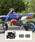 Front Disc Brake Caliper With Pads For 50cc 47cc 49cc Mini Dirt Bikes And Pocket Bikes Compatible With SYX Moto SSR X Pro Coolster
