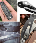 Hella Tough 304 Stainless Steel Pocket Knife Handle Screws And Shaft Pivot Pin Rivets 100 Piece EDC Folding Hardware Kit basic assembly view.