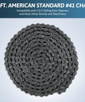 Heavy Duty Number 41 Roller Chain, 10 Foot Gate Opener Chain Extension For Automatic Sliding Gates, coiled carbon steel chain