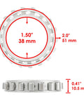 One Way Clutch Bearing For Honda 91101-958-003 91101958003 Replacement Part Fits Honda Models, showing dimensions and side view