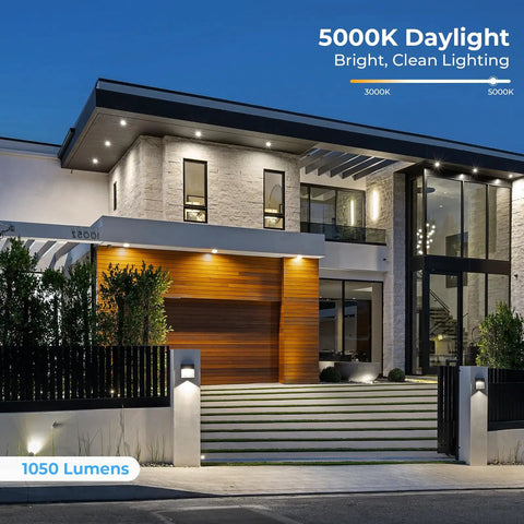 Rock Solid Par38 Led Flood Light Bulbs, 100 Watt Equivalent Killer Brightness 5k Daylight White, No Hassle Dimmable Waterproof For Porches And Garages, E26 Base 13W Heavy Duty 6 Pack