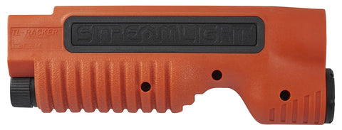 TL Racker 1000 Lumen 20000 Candela Forend Light With Ambidextrous Controls For Mossberg 500 And 590 Shotguns, orange design