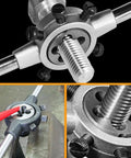 M8 X 1.25mm Tap And Die Set Built Tough In High Speed Steel HSS6542 With Right Hand Thread For Metric Threads Quick Chip Removal