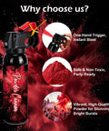 Game Changing Red Smoke Powder Cannon For Gender Reveals And Baby Showers With Authentic Fire Extinguisher Shape sets off colorful bursts with one-hand trigger.