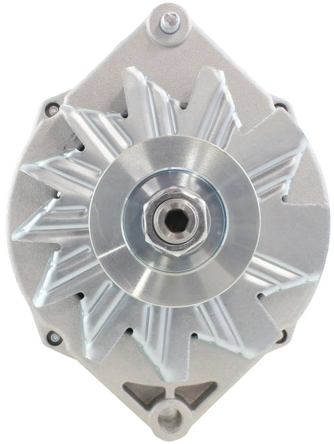 Front view of Alternator For Farm Tractors And Heavy Equipment Diesel Engines Fits 1026 6-407 Ag Tractors Combines Travel Lifts