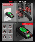 All In One Circuit Breaker Finder With LCD Display, GFCI Outlet Tester And Electrical Tracer Tool with NCV Test in use