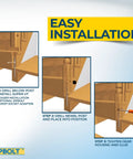 14.100 Super UT Newel Post Fastener Bulk Pack installation steps for wood or concrete floors