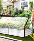 Top Shelf Heavy Duty Clear Vinyl Tarp 8x10 Feet Waterproof Transparent Cover With Steel Grommets For Patios Greenhouses Chicken Coops Rock Solid And Built Tough For Any Weather used over a garden.