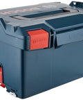 Super Reliable Stackable Tool Storage Case That Interlocks In Seconds For Quick Transport And Safe Storage Of Your Power Tools And Equipment Making It A Total Game Changer For Any Handyman Or Pro Contractor On The Job Site, featuring durable materials with a compact design.