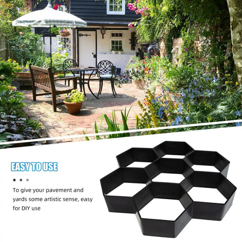 DIY Garden Paving Molds Irregular Concrete Paver Molds For Walkways Patios And Lawn Areas Heavy Duty Plastic Easy To Use
