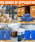 Heavy Duty Two Drum Spill Containment Platform Workhorse With 2000 Lb Capacity used with boxes, crates, and drums in industrial settings.