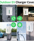 Keep Your Ride Secure With This Heavy Duty Outdoor EV Charger Lock Box Featuring Bright Viewable Window Compatible With Tesla Wall Mount And Universal Cables Smooth Garage Setup in various weather conditions.