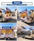 Commercial Grade 13 Foot Stainless Steel Food Trailer With Slick Mirror Polish DOT Certified Turnkey Mobile Kitchen Setup Built Tough Ready To Roll For Daily Service, showcased from multiple angles.