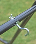 Close-up of a Universal 2 Person Hammock Stand For Outdoor Use Adjustable Double Heavy Duty Powder Coated Steel Frame 600 Lbs Capacity