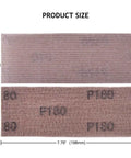 Get 10 Super Cool 75 Inch Mesh Sanding Discs For Quick Jobs That Stay Cool And Resist Clogging Like Crazy So You Can Whip Through Wood Or Metal Projects With Serious Ease And Zero Dust Mess On The Floor Today showing product size dimensions.