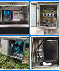 Rugged And Weatherproof Outdoor Electrical Enclosure Box With Stainless Steel Shell For Wall Mount Junction Chest And Electric Control Panels, Built To Last Outdoor Electrical Box Measures 12x16x8 Inches And 1.2 Millimeter Thick