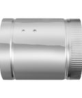 Side view of Six Inch Inline Fan For Grow Tents, 240 CFM Metal Duct Fan With ETL Listing, showing metal construction