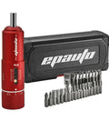 Versatile Manual Wrench And Screwdriver Set For Firearms And Bikes 28 Piece Tool Kit With 27 Bits in Heavy Duty Red Case
