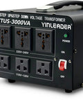 Voltage Converter Transformer 3000W Step Up Down 110V To 220V Or 220V To 110V With US Power Cord And Circuit Breaker