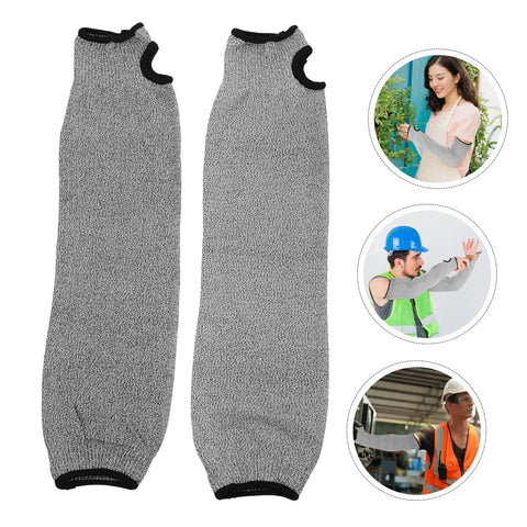 Tough As Nails Cut Resistant Forearm Sleeves Two Pack Heavy Duty Welding Arm Guards With Secure Grip For Gardening Mechanic Jobs And Daily Grind Safe Comfortable Shield For Men And Women