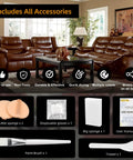 Heavy Duty Leather Recoloring Balm And Scratch Repair Kit For Couches With Straight Up Color Restorer and Furniture Dye Paste In Medium Brown, included accessories and setup.