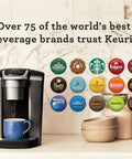 Kick Up Your Morning Routine With This Dope Single Serve Coffee Maker Featuring K Cup Compatibility Strong Brew And Iced Settings Programmable Temp Control Plus Multiple Cup Sizes In Solid Brushed Slate with strong beverages