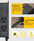 Automatic Dust Collector Switch For Power Tools With Instant Kickstart And Extended Shutoff Delay To Dodge Breaker Trips While Extracting Trapped Debris From Hoses For A Super Smooth And Tough Shop Daily Driver close-up view of black switch and UL-listed cable.